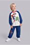Marvel Comics Character Printed Top and Elasticized Bottom 2-Piece Set for Baby Boy I0149A526Wn