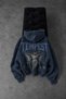Men's Navy Blue Tempest Special Washed Oversize Hoodie