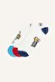 Super Team 3-Piece Printed Cotton Booties Socks for Boys I0347A8Ns