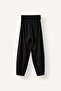 Folded Waist Balloon Fit Jogger Leg Diving Fabric Sweatpants I9635Ax26Au - 2