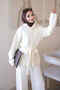 Krem Corsman Premium Cardigan and Trousers Knitwear Set - 4