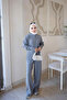 Smoked Corsman Premium Knitwear Cardigan and Trousers Set - 3