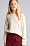 Crew Neck Ribbed Knitwear Basic Sweater for Girls H7361A826Wn