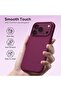 For iPhone 18 Pro Max Case, Ultra-Thin Liquid Silicone Cover Burgundy,6.3", Lightweight, - 4