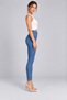 Blue Comfort Front Pocketless Lycra Skinny Jean - 4
