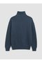 Indigo D Mock Neck Men's Knitwear Sweater - 6