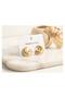 316L Steel Gold Color Moon Model Women's Earrings Tj-Bkp12035 - 4