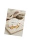 316L Steel Gold Color Fan Model Earrings Tj-Bkp12045 - 3