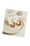 316L Steel Gold Color Hoop Model Earrings Tj-Bkp12021 - 3