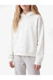 Ribboned Star-Studded Long Sleeve Oversize Hooded Sweatshirt - 2