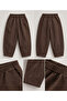 Brown Gabardine Pants for Children with Pens Details (2-9 Years) - 5