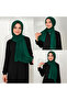Women's Hijab Sandy Practical Ready-To-Wear Hijab Shawl Emerald - 2