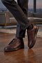 262-5358 Men's Casual Leather Shoes Brown