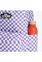 Old Skool Grom Check Kids Purple Backpack - 4