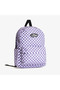 Old Skool Grom Check Kids Purple Backpack - 2