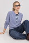 Wool Blend Buttoned Knitwear Sweater Lki̇0057 Light Blue