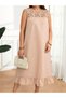 Rochie midi, bej - 5XL