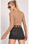 Button Detailed Knitwear Sweater Lmx0103 Biscuit - 5