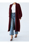 Women's Oversized Long Knit Cardigan – Pink, Stone, Beige, Black, Brown, Yellow, Baby Blue - Standard Size - 2
