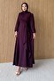 Side Tie Crepe Dress - 2