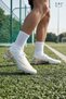 700 White Gold Patterned Semi-Professional Turf Football Shoes for Carpeted Fields - 3