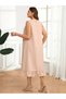 Rochie midi, bej - 5XL - 2