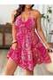 Rochie mini, roz - 0XL - 2