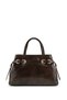 Women's Faux Leather Brown Shoulder Bag - 3