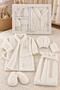 Girl and Boy Baby Plush Bathrobe Set Brz0401 - 8