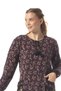Long Sleeve Eleni Flannel Violet Pattern Winter Long Dress Purple Purple - 3