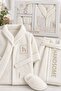 Girl and Boy Baby Plush Bathrobe Set Brz0401 - 6