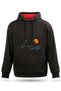 Unisex Design Sweatshirt Red Planet Design Hooded Sweatshirt
