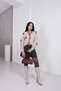 Buttoned Cardigan with Rose Accessories - 6