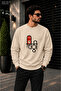 Men's Mailbox Illustrated Crew Neck Casual Regular Fit Sweatshirt