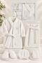 Girl and Boy Baby Plush Bathrobe Set Brz0401 - 4