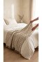 100% Cotton Karetezgah Woven Single Pique, Multi-Purpose Bedspread 130X180 - 6