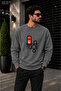 Men's Mailbox Illustrated Crew Neck Casual Regular Fit Sweatshirt
