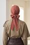 Comfortable Combed Cotton Bonnet with Belt, B-31 - 3