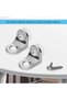 10Pcs Glass Shelf Clips with Suction Cup, Heavy Duty Glass Shelf Support Brackets, Glass Shelf Bracket for Bathroom, Kitchen, Cabinet, Cupboard, Display Rack, Furniture and Home Storage - 4