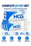 Urine Pregnancy Test Cassette Kit Pack of 25 Individually Foil-Packed Single-Use Tests with Disposable Droppers, C/T Result Window, Sample Well and 4°C–30°C Storage for In Vitro Diagnostic Use - 2