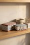 Decorative Rectangular Storage Box Set of 2 14X24 11.4X18.8 cm / Retro American