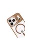 Joko apple iphone 17 pro max remim lens magsafe stand cover - brown - 3