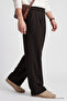 Brown Comfortable Fit Men's Palazzo Trousers - 82199 - 4