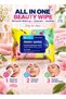 Pack of 9 All-in-One Makeup Removing Wipes for Daily Facial Care, 225 Pre-Moistened Face Wipes Total, 25 Wipes per Pack, Removes Makeup, Cleanses and Soothes, 0% Alcohol, Parabens and Sulfa - 3