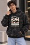 Men's 1984 1994 Printed Washable Hooded Sweatshirt Oversize Comfortable Fit Daily Hoodie - 2