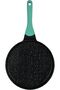 Cast Aluminum Granite Long Lasting Cookware, 2 Pieces, Black - 6