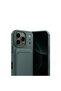 Apple iPhone 17 Pro Max Kelvin Silicone with Business Card Holder - Dark Green - 2