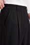Black Comfortable Fit Men's Palazzo Trousers - 82199 - 5