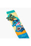 Girls Crew Length Socks with Stitch Applique Design - 2