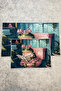 Decorative Digital Printed Set of 2 Bath Mat Non-Slip Base Toilet Set - 3